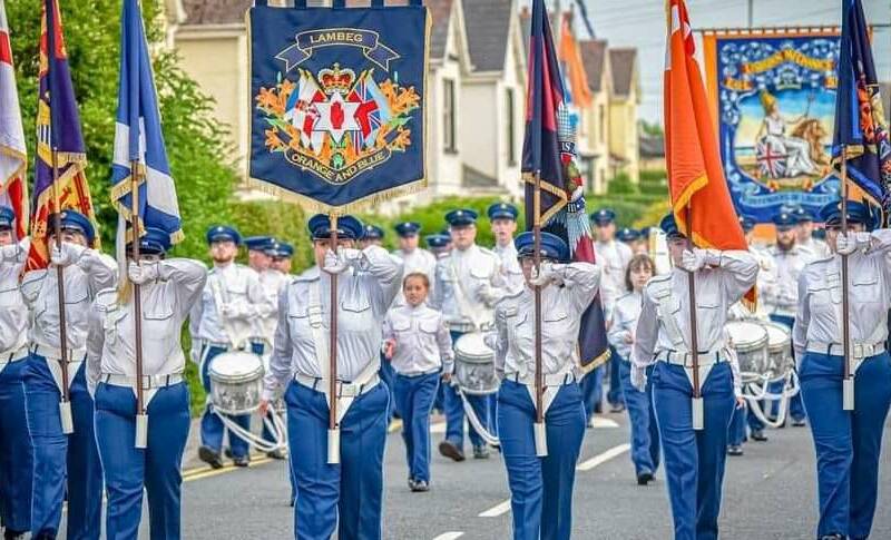 Lambeg Orange & Blue