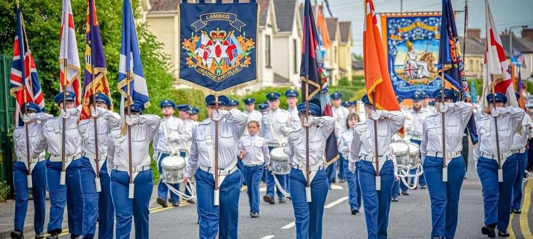 Lambeg Orange & Blue